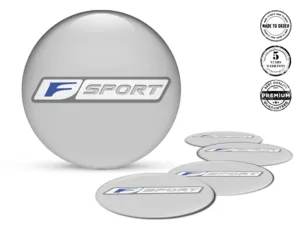 Lexus Resin Domed Stickers Hub Cap Logo Style